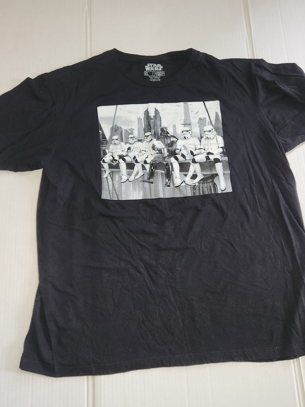 Star Wars Men’s Darth Vader Lunch Stormtrooper's T-Shirt Fifth Sun XL Vtg
